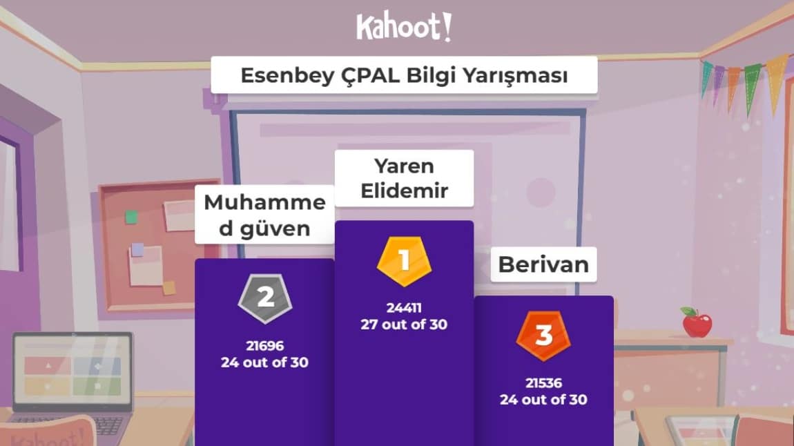 Esenbey ÇPAL Bilgi Yarışması